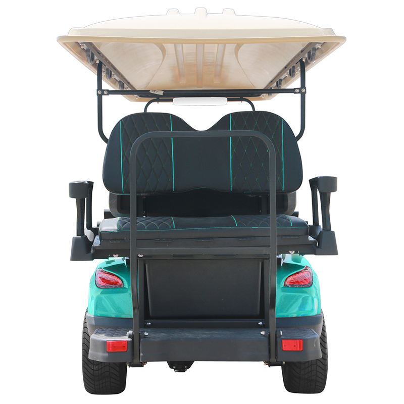 Carrinho de golfe estilo B 6+2 lugares ciano 