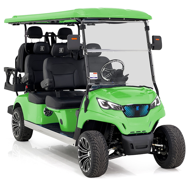 Carrinho de golfe Aerfa 4+2 lugares grama verde