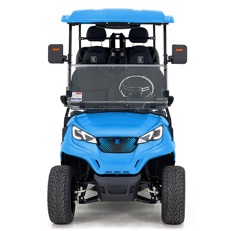 Carrinho de golfe Aerfa 4+2 lugares azul