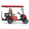 Carrinho de golfe estilo Aerfa 2+2 lugares vermelho