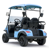 Carrinho de golfe estilo C 2 lugares azul celeste