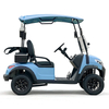 Carrinho de golfe estilo C 2 lugares azul celeste