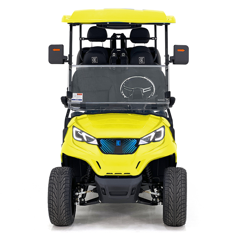 Carrinho de golfe Aerfa 4+2 lugares amarelo