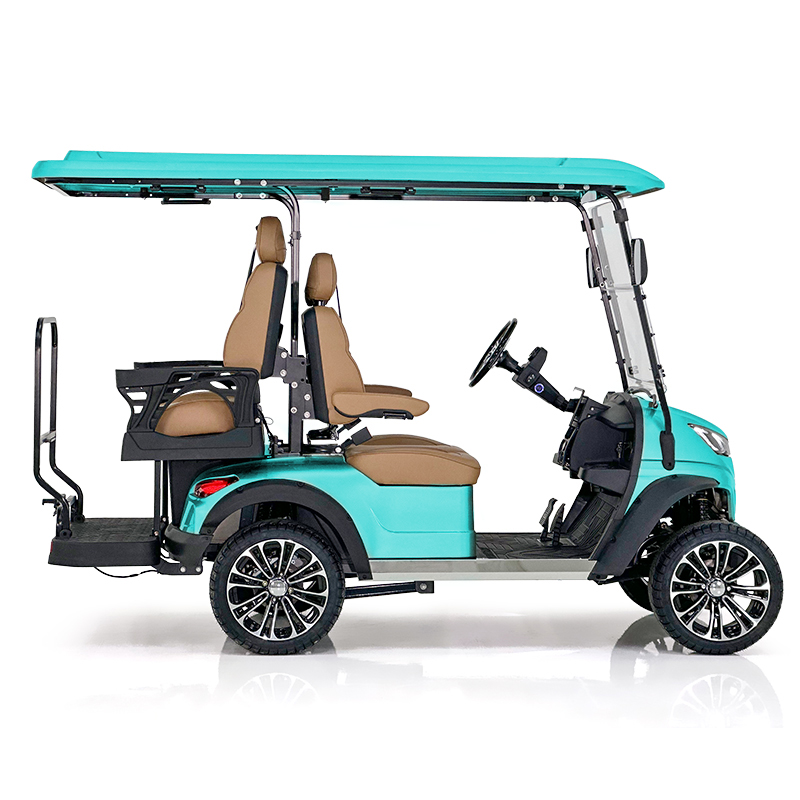 Carrinho de golfe Style Aerfa 2+2 lugares verde menta