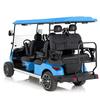 Carrinho de golfe Aerfa 4+2 lugares azul